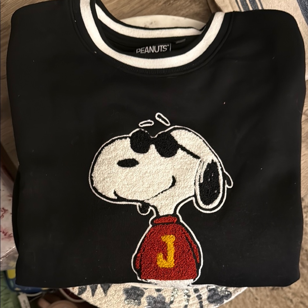 Peanuts Women’s Black Snoopy Shirt